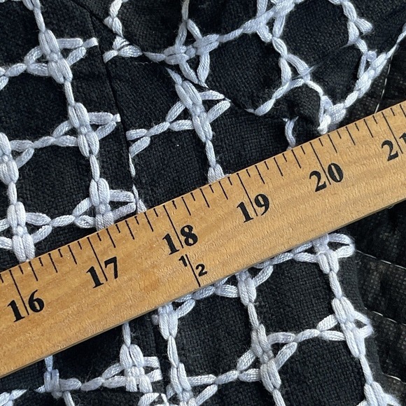 Speigel Blazer Womens Size 12 Black White Lined Career Jacket Button Up - Picture 8 of 9